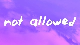 Обложка клипа Not Allowed
